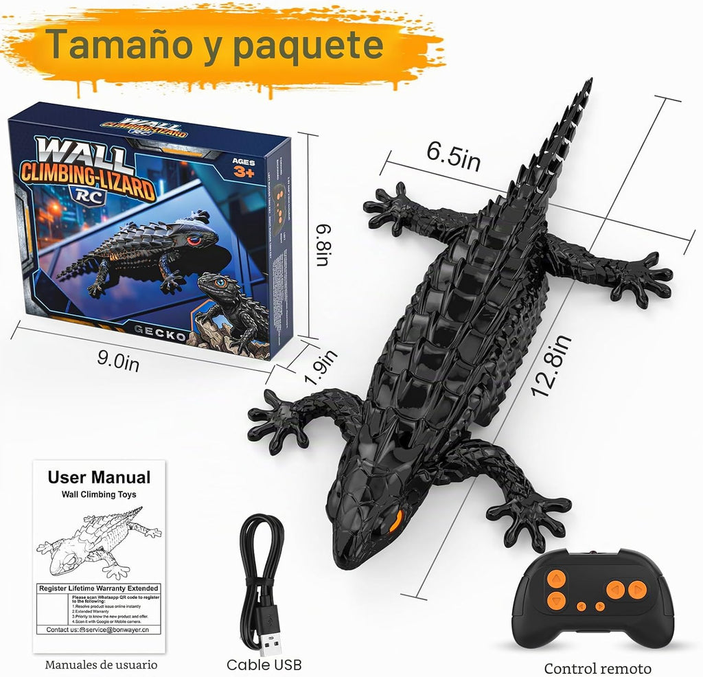 Loueouv Gecko RC trepador de paredes, robot de control remoto recar...