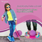 Flybar Pogo - Pelota de truco para niños, tabla de rebote de equili...