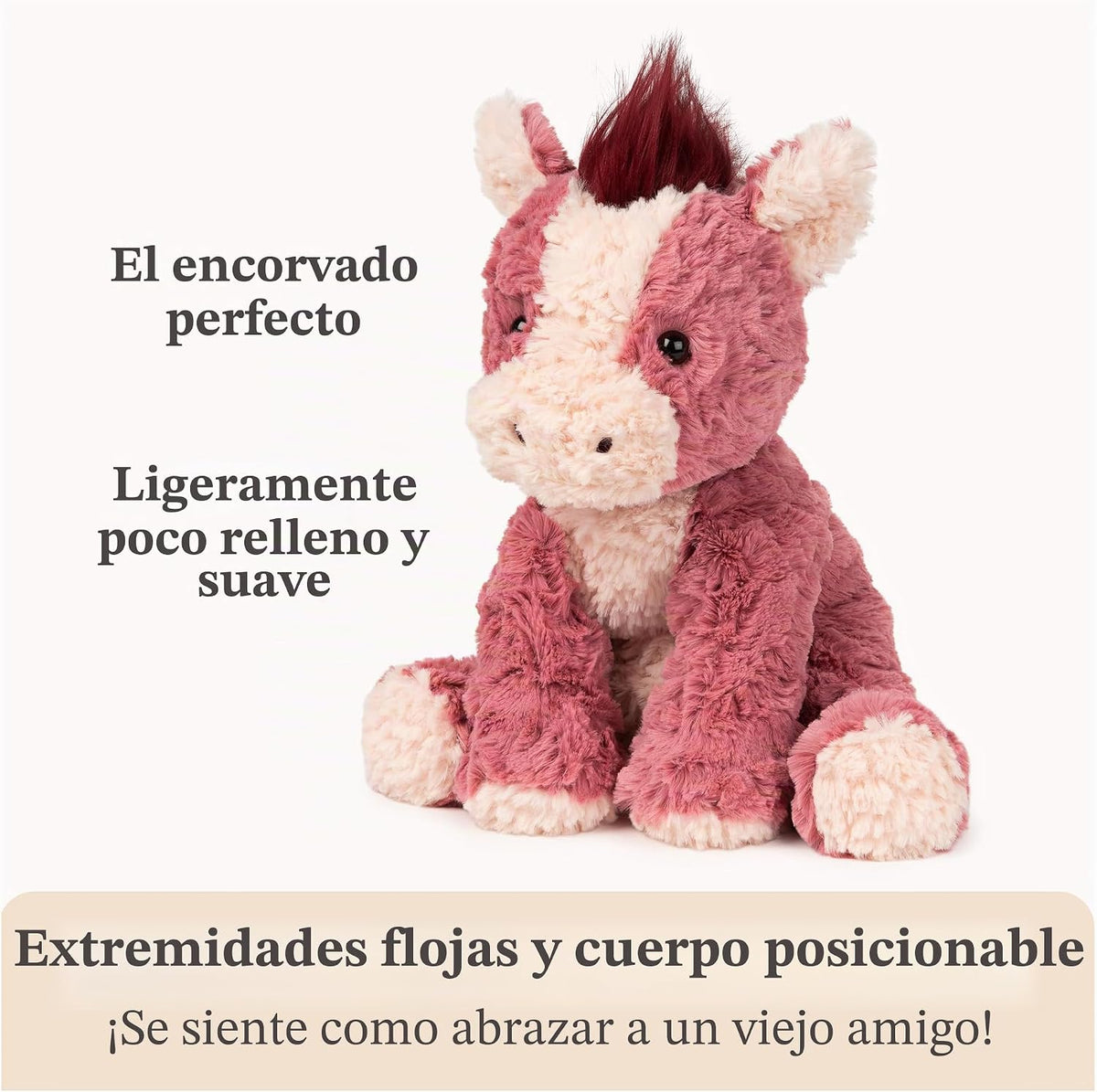 GUND Cozys Collection Caballo juguete sensorial de peluche de 10 pu...