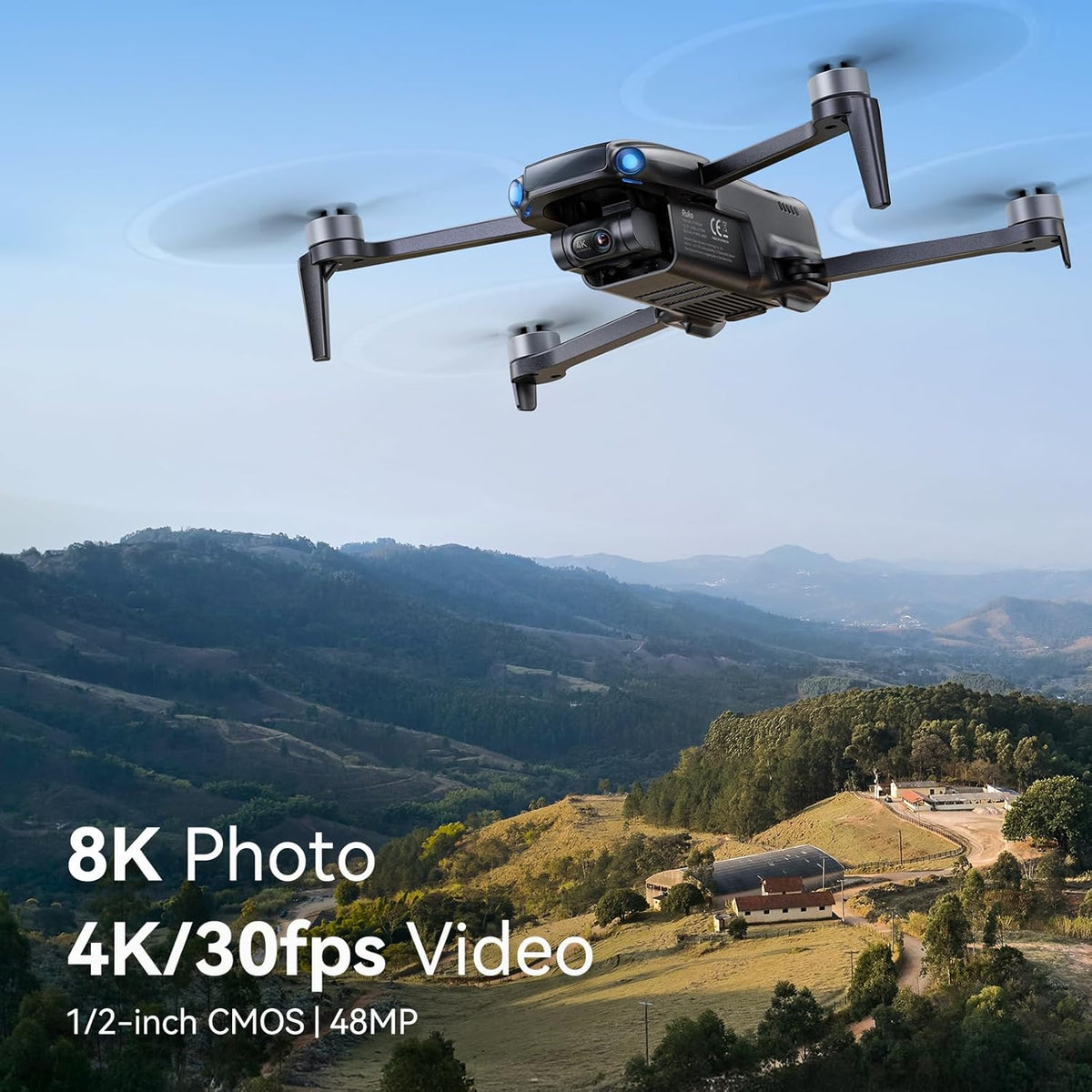 Ruko Drone con cámara para adultos video 4K y foto 8K, tiempo de vu...