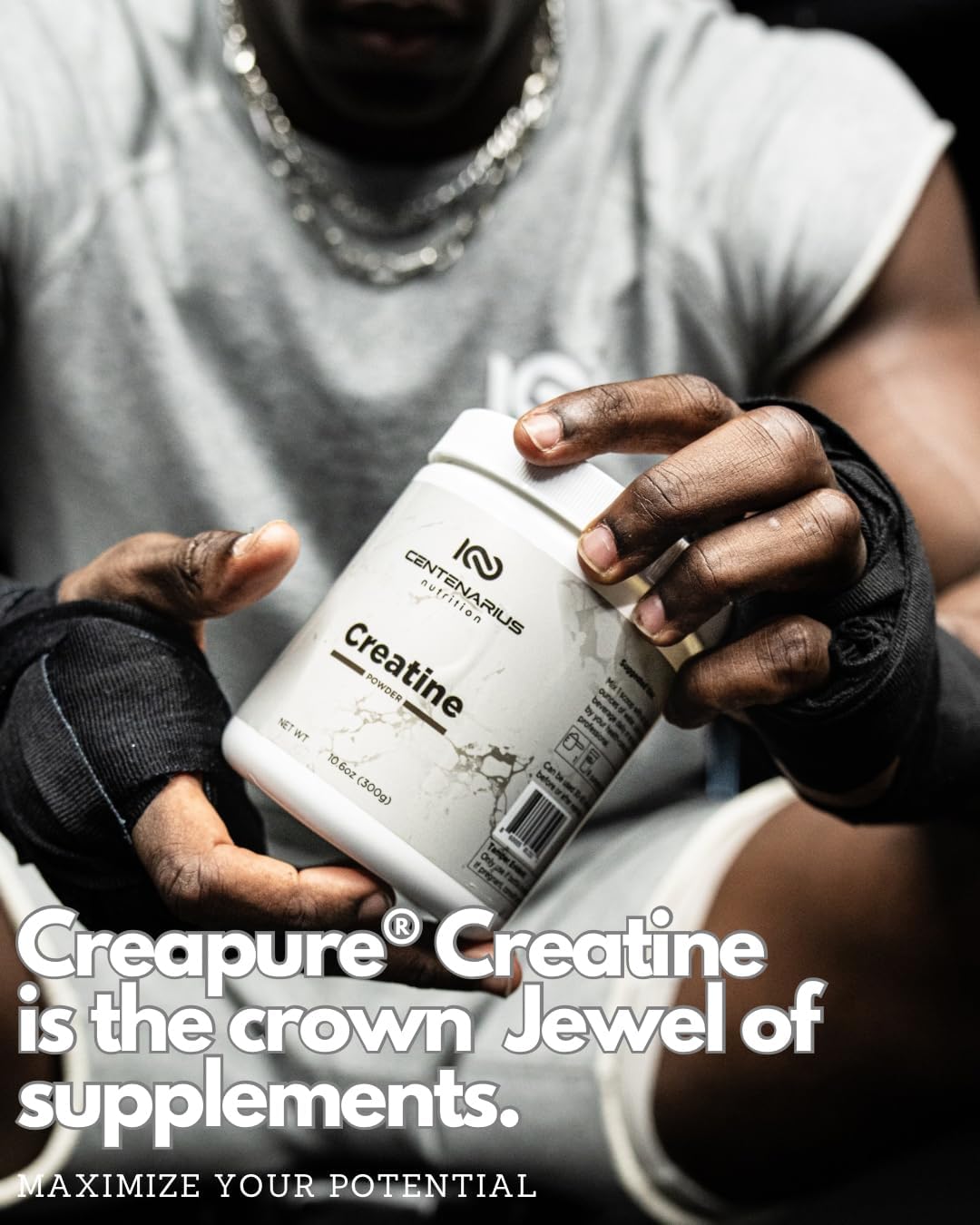 Centenarius Nutrition Monohidrato de creatina en polvo (Creapure®)...