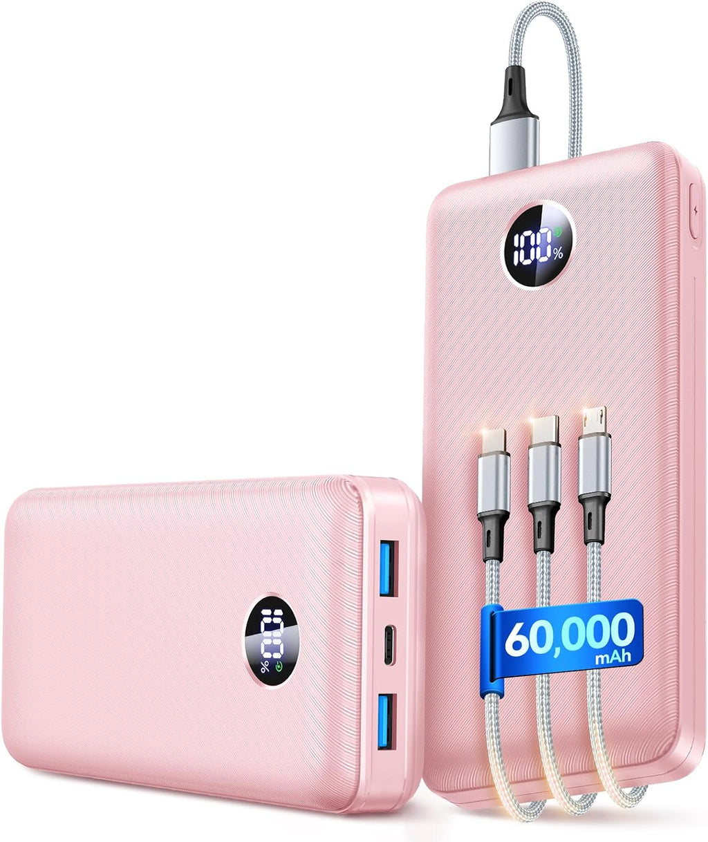 IAPOS Cargador portátil de carga rápida de 60000mAh 22.5W, para ban...