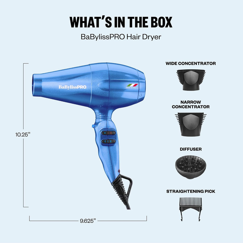 Secador de pelo BaBylissPRO Nano Titanium italiano Portofino - Seca...