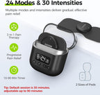 AUVON Estimulador muscular inalámbrico de 24 modos TENS Unit para a...