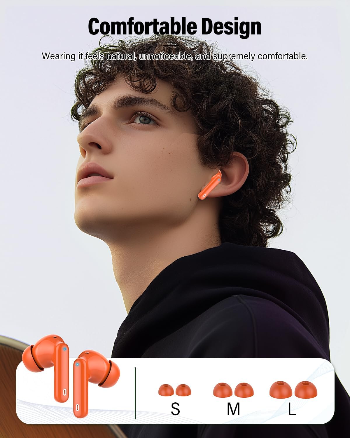 Auriculares inalámbricos, Bluetooth 5.4 Auriculares estéreo y llama...