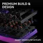 Logitech G 512 X 98 TMR + teclado mecánico para juegos con interrup...