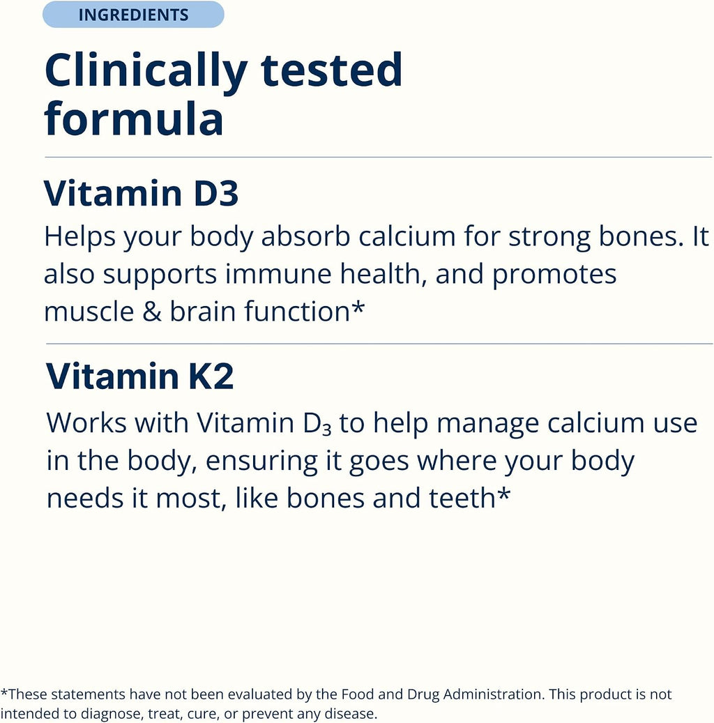 Metagenics Vitamina D3 + K - para la salud de las arterias, apoyo i...