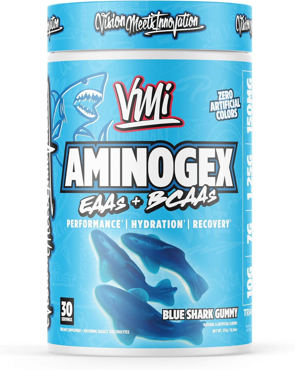 VMI Sports Aminogex Ultra | EAA + BCAA en polvo | Aminoácido + bebi...