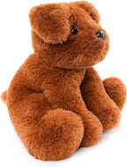 WEIGEDU Chocolate Labs Labrador Animales de peluche, chocolate marr...
