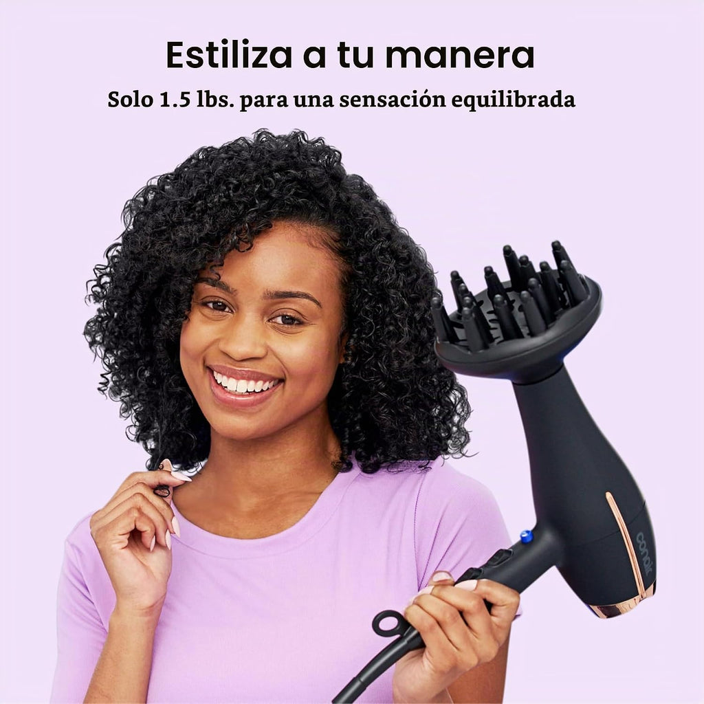 Conair InfinitiPRO Secador de pelo con difusor y concentrador, 1875...