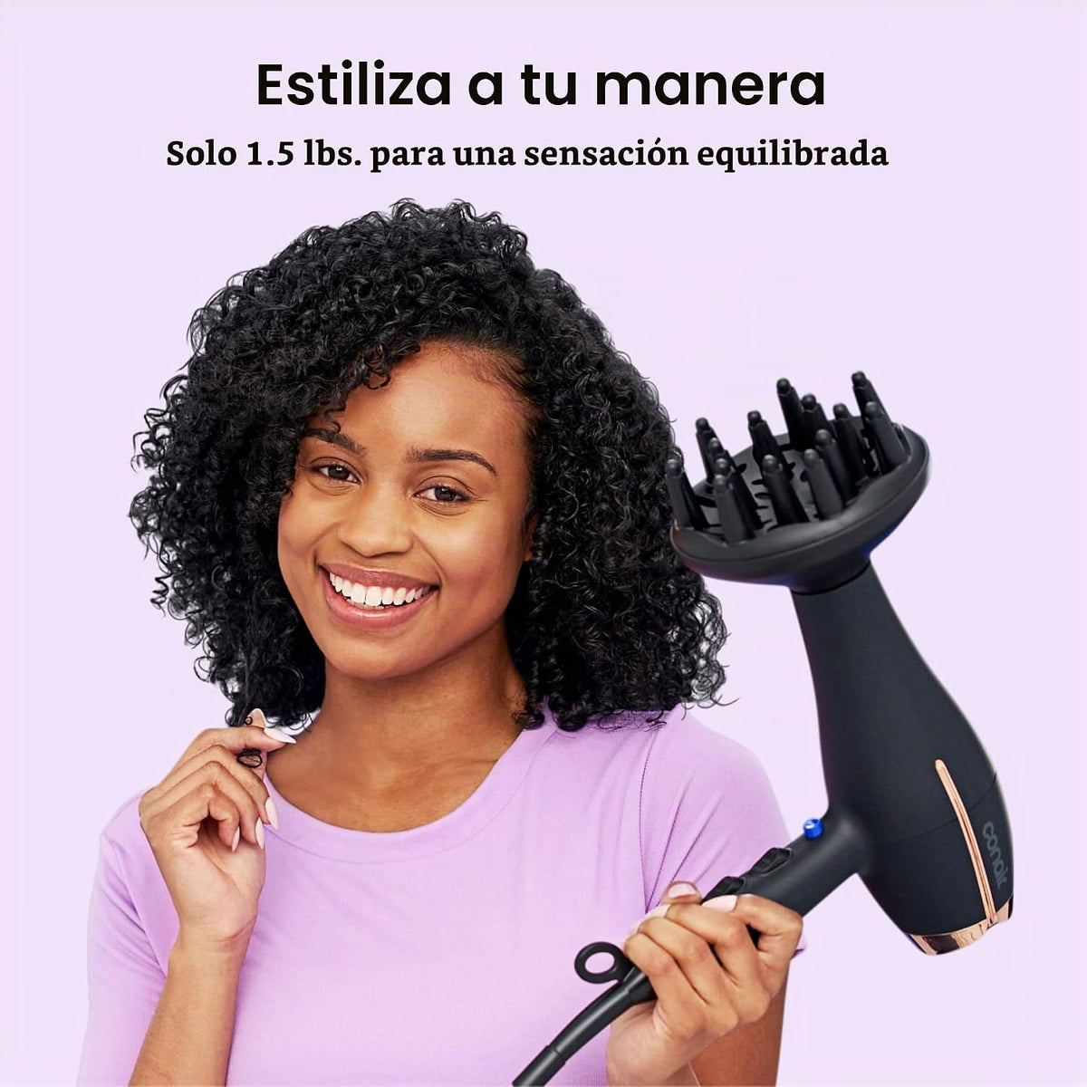 Conair InfinitiPRO Secador de pelo con difusor y concentrador, 1875...
