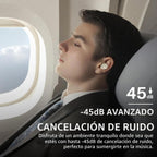 TOZO NC9 Auriculares inalámbricos híbridos con cancelación activa d...