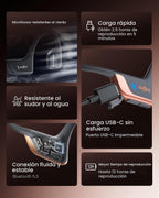 SHOKZ OpenRun Pro 2 Mini auriculares deportivos de conducción ósea,...