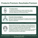Organics Ocean Better D3 + K2 - 100% Orgánico Suplementos de VIT D3...