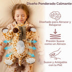 Niuniu Daddy Animales de peluche con peso, 20 en 3.3 libras, felpa...