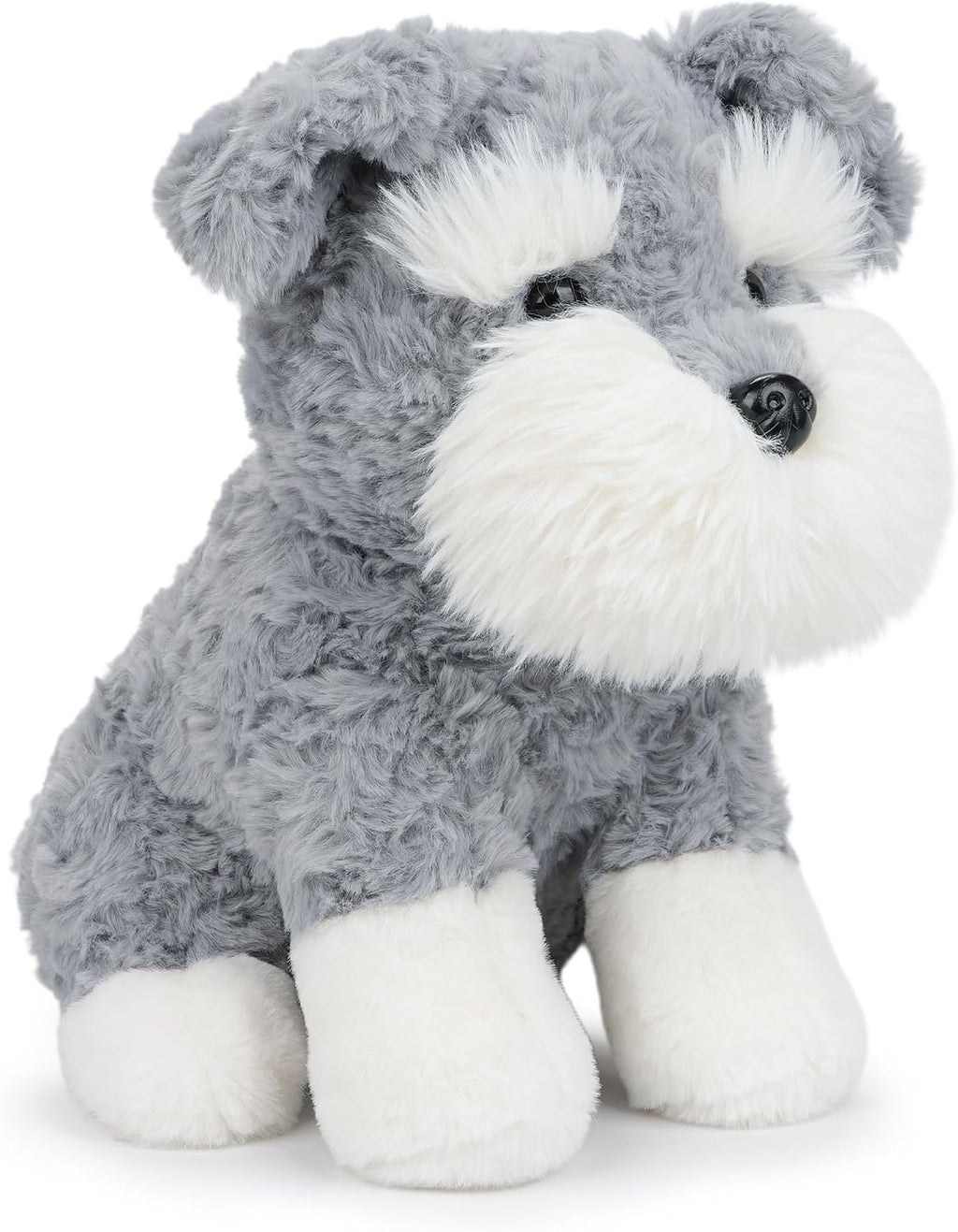 WEIGEDU Schnauzer - Juguete de peluche para perro, 10.6 pulgadas, c...