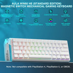 Aula WIN60 HE - 60% Teclado mecánico para juegos con cable, interru...