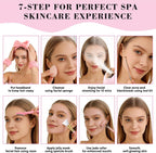 Pjordo Kit de vapor facial con 17 herramientas para el cuidado de l...