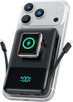 Cargador portátil magnético para el iPhone, 13800mAh Power Bank Cab...