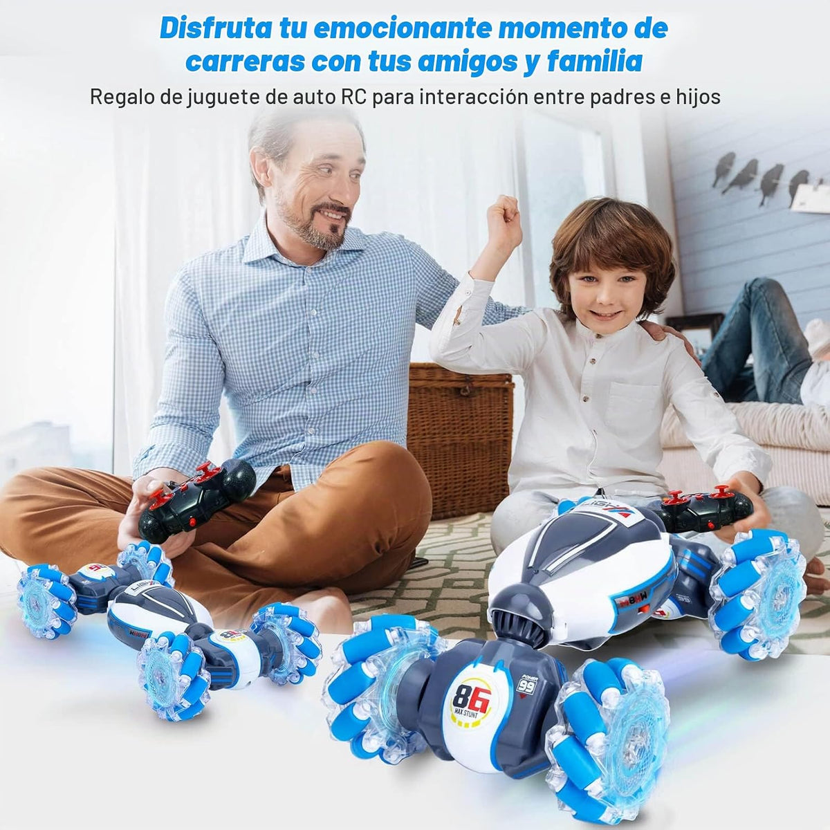 Fosgoit Gesture Sensing RC Stunt Car, juguetes para niños y niñas d...