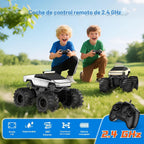 Auto de control remoto anfibio, camión monstruo 1:18 juguetes para...