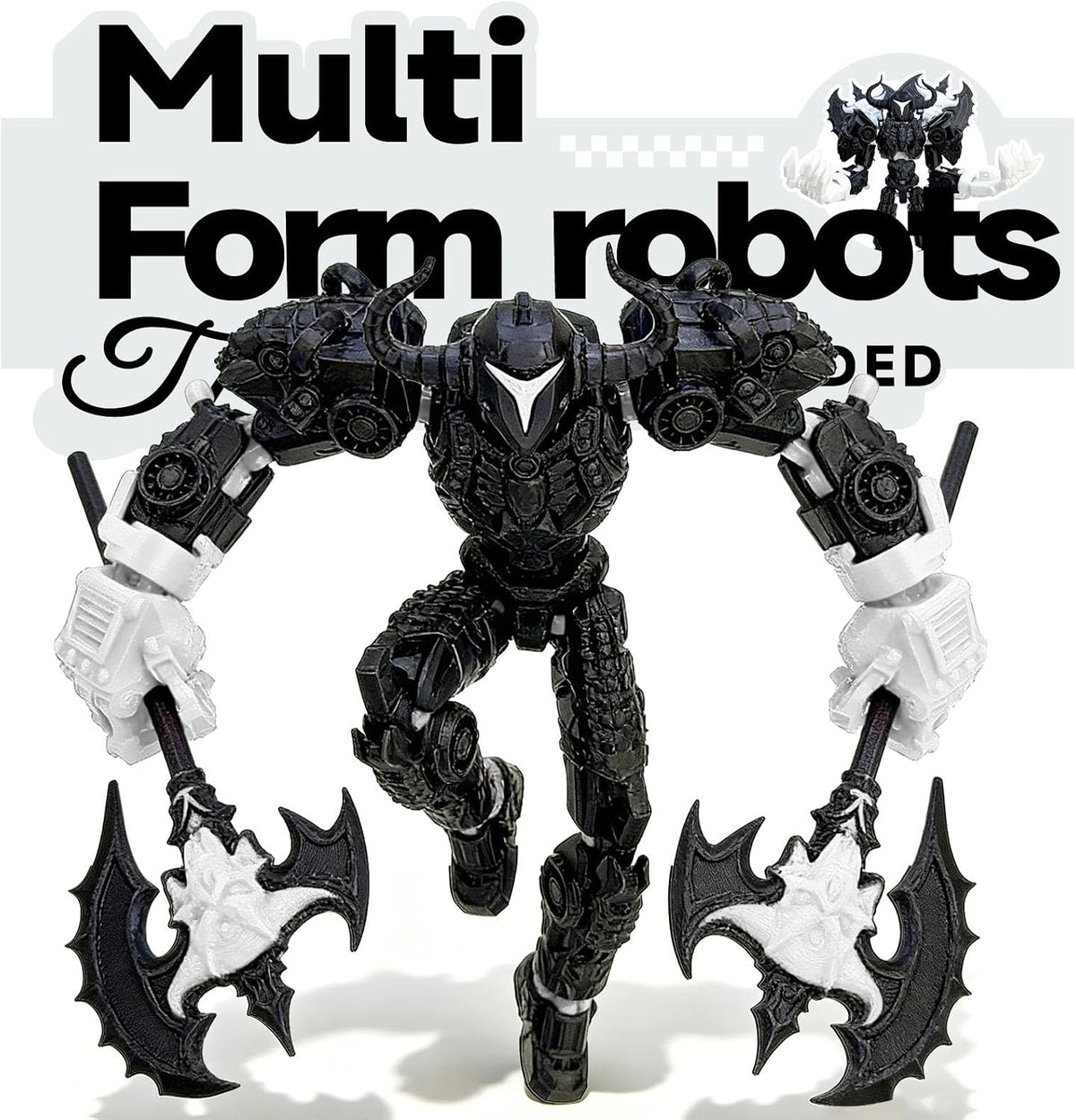 Binvin Figura de acción completada de la asamblea del robot 13 de 8...