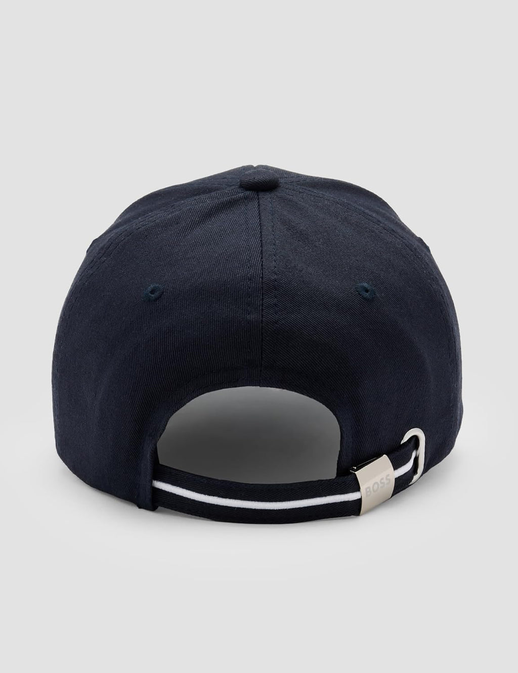 Gorra de sarga con logotipo audaz de BOSS para hombre