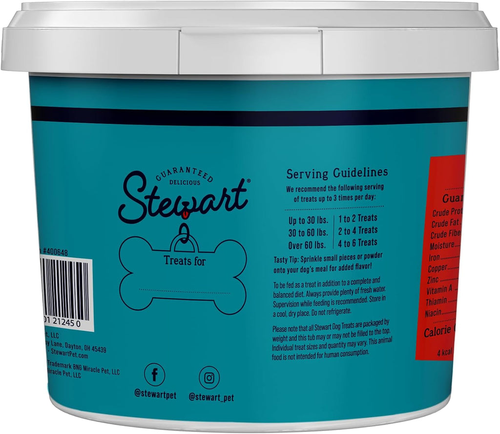Golosinas de hígado de res para perros Stewart, 21 oz, ~475 piezas,...