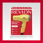 REVLON - Secador de pelo compacto iónico de viaje, 1875 vatios, ama...