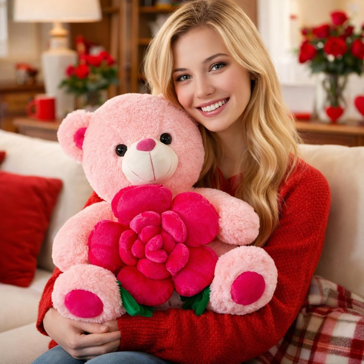BEJOY Oso de Peluche Animales de Peluche Oso de Peluche Sosteniendo...