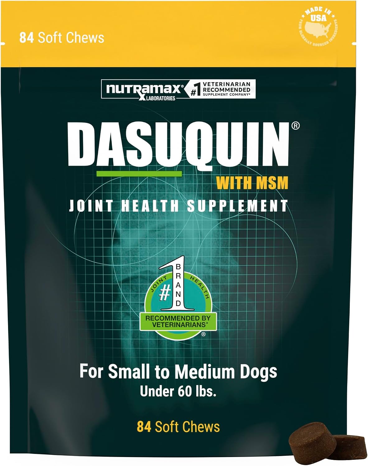 Nutramax Dasuquin MSM Suplemento para articulaciones, perros pequeñ...
