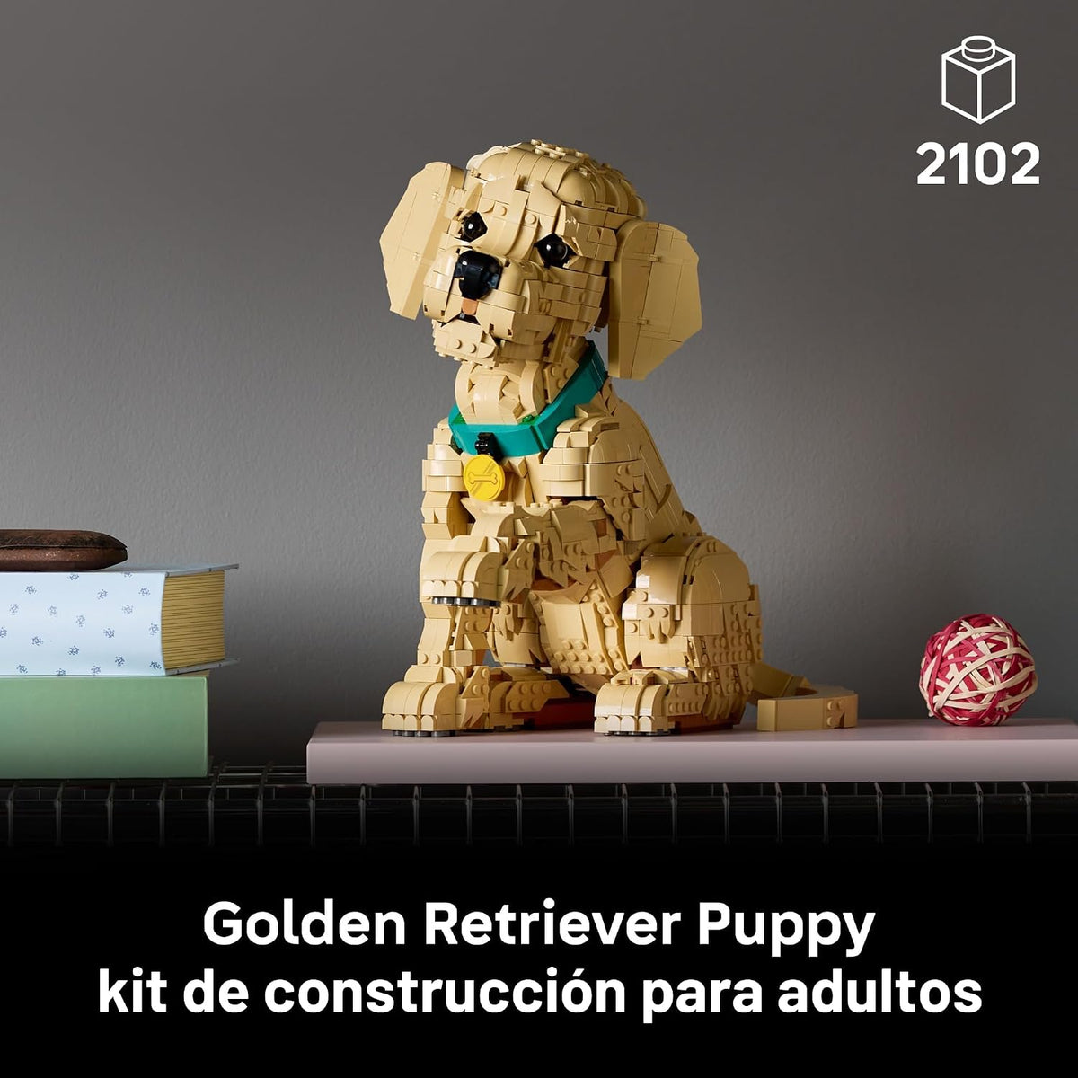 LEGO Icons Golden Retriever Puppy 11384 | Juegos de construcción pa...