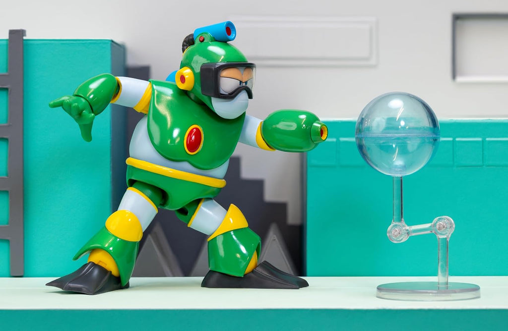 Jada Mega Man Wave 3 Bubble Man Figura de acción de juguete - Escal...