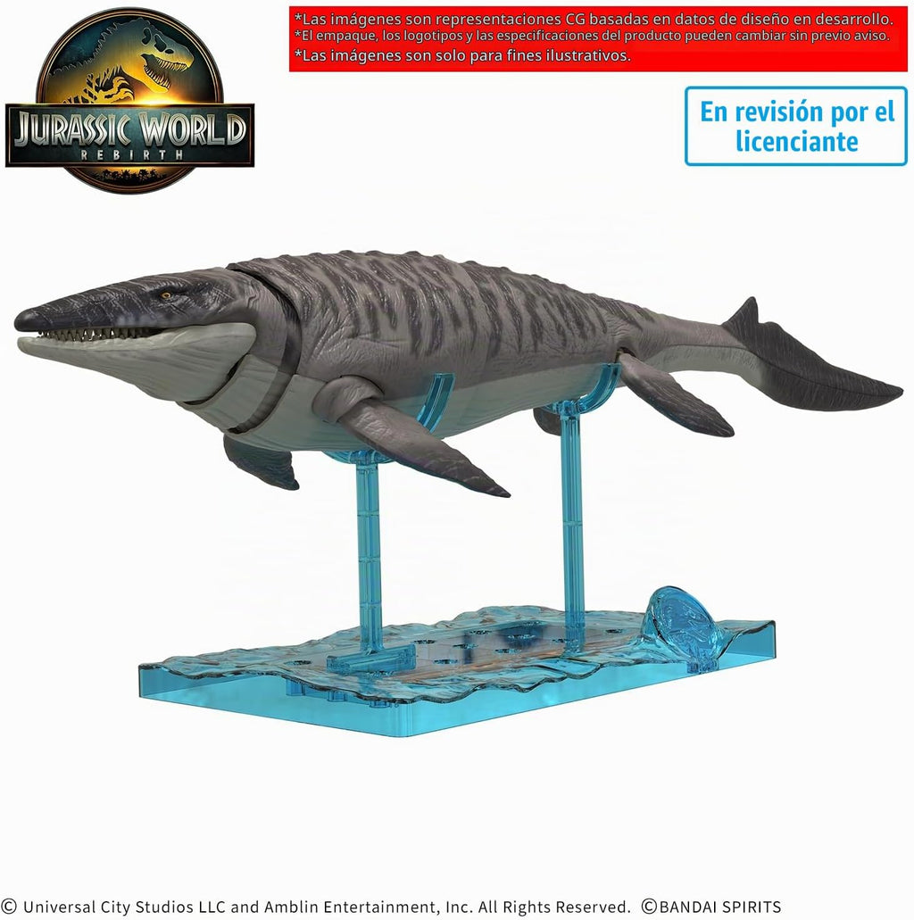 Bandai Hobby - Jurassic World - Mosasaurus - Kit de Modelo de Dinos...
