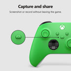 Controlador de juegos inalámbrico Xbox | Velocidad Verde | Gatillos...