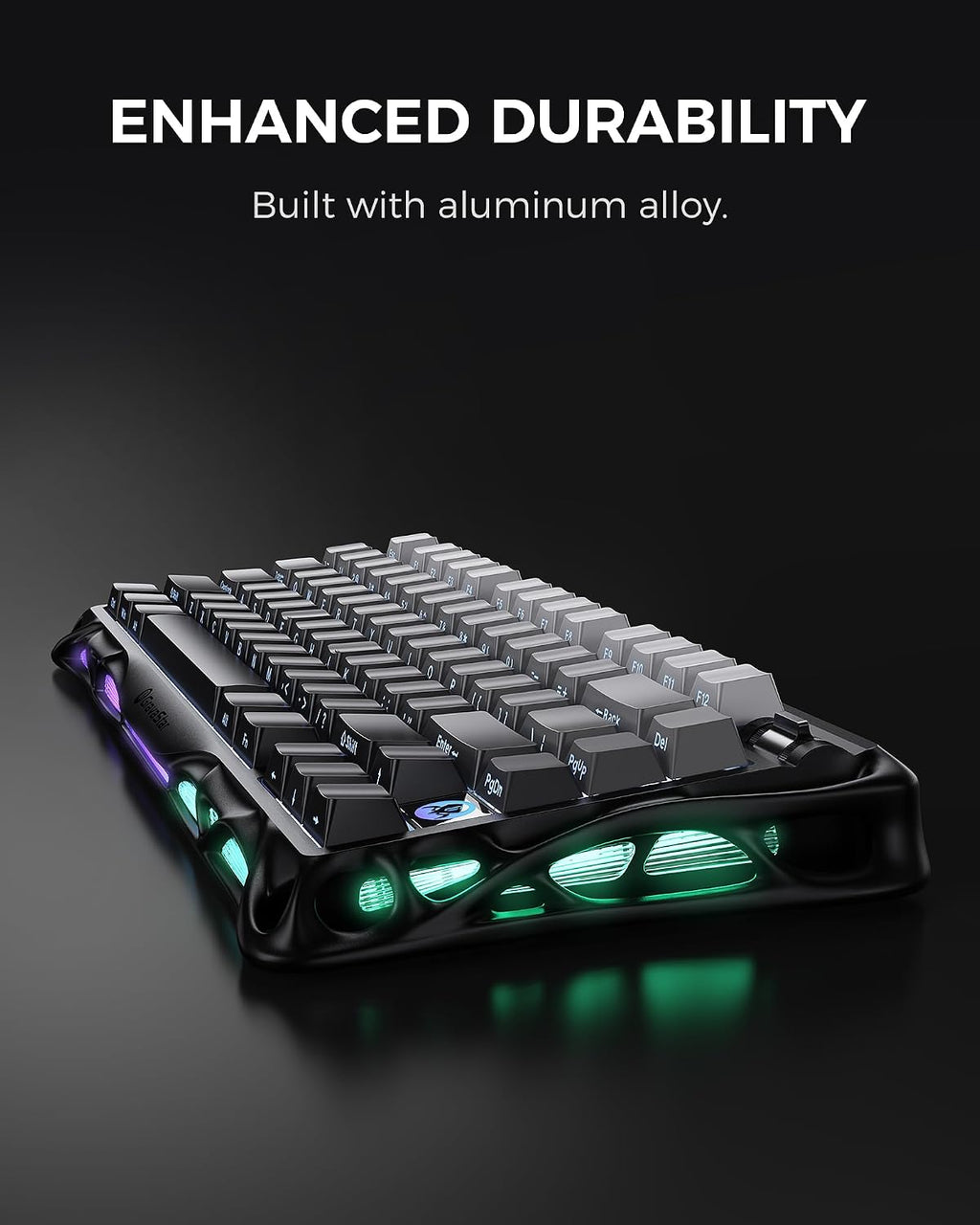 GravaStar Teclado mecánico inalámbrico para juegos Mercury K1 75% c...