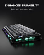 GravaStar Teclado mecánico inalámbrico para juegos Mercury K1 75% c...