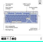 Teclado mecánico inalámbrico con junta mecánica Logitech Alto Keys...
