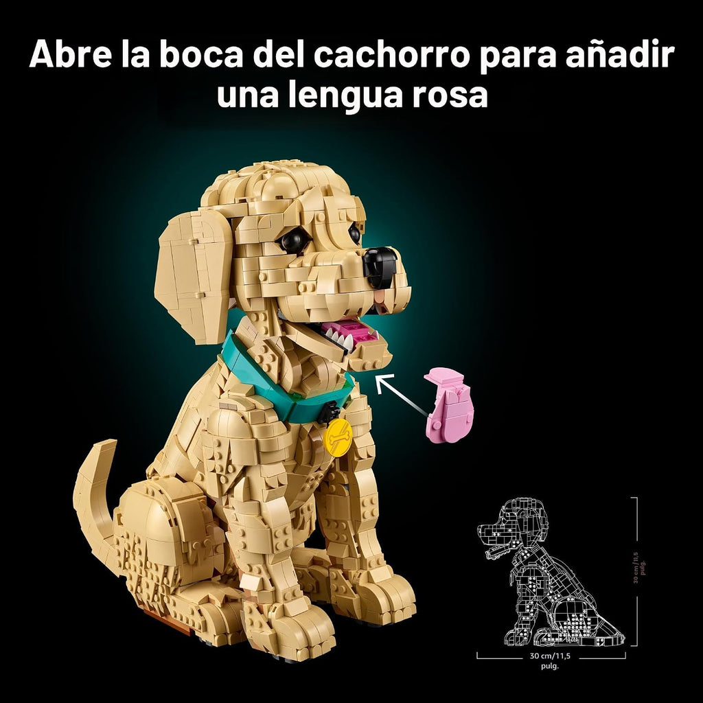 LEGO Icons Golden Retriever Puppy 11384 | Juegos de construcción pa...