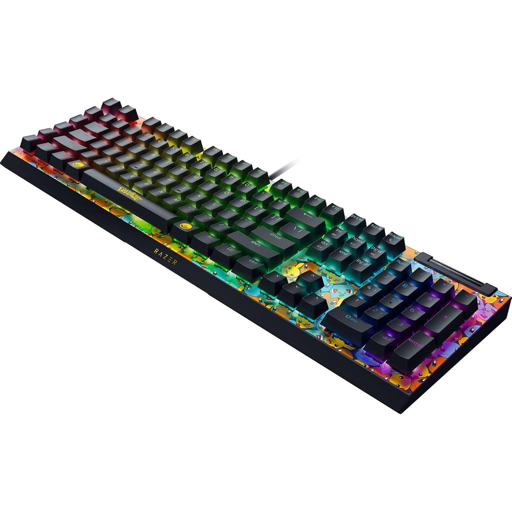 Teclado mecánico para juegos Razer BlackWidow V4 X, edición Pokémon...