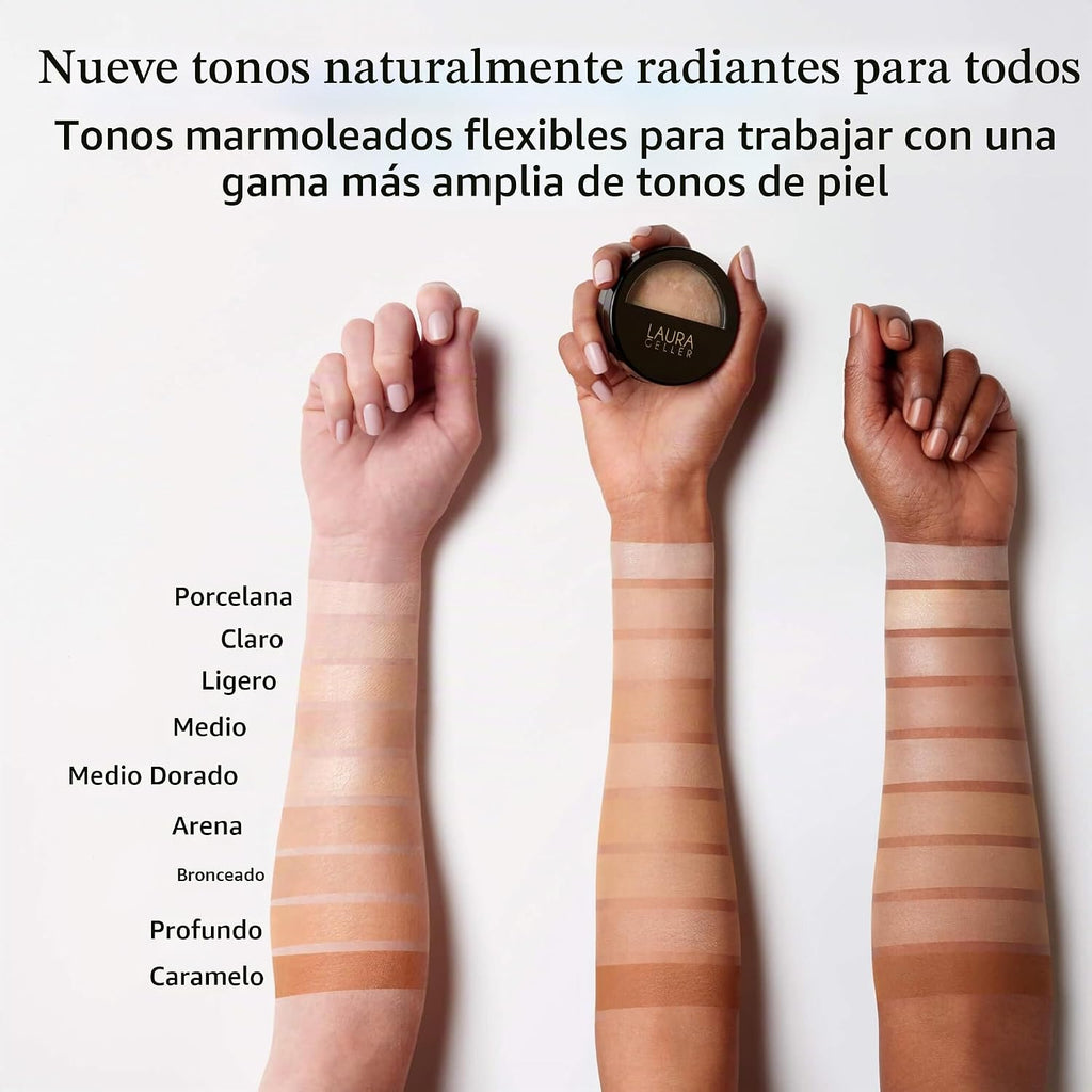 LAURA GELLER Baked Balance-N-Glow - Base de maquillaje iluminadora...