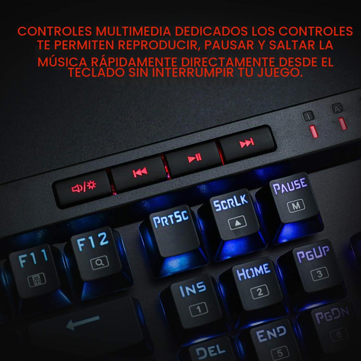 Redragon K580 Teclado mecánico para juegos RGB con cable, tecla mac...