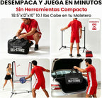 BACKYARD ALL-STARS Juego de remo con red, portátil para interior\/e...