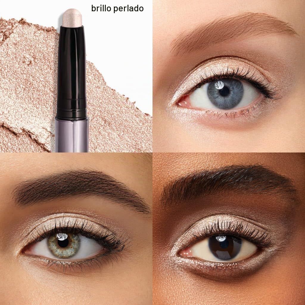 Julep 101 Sombra de ojos en barra de crema a polvo, brillo perla