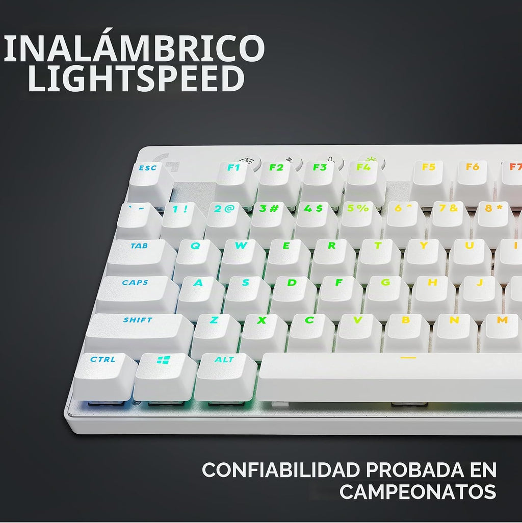 Logitech G Pro X TKL Lightspeed - Teclado inalámbrico para juegos,...