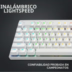 Logitech G Pro X TKL Lightspeed - Teclado inalámbrico para juegos,...