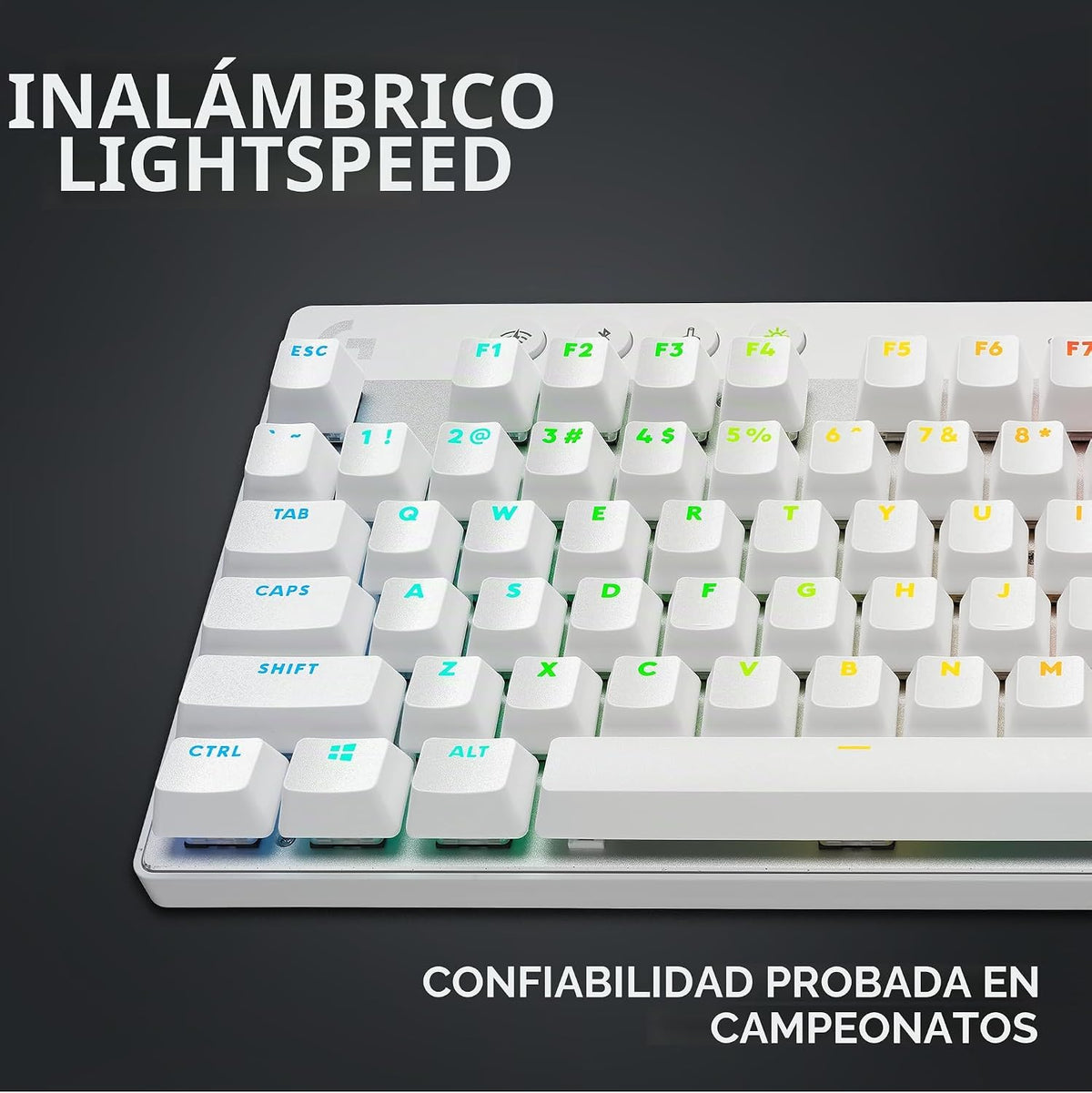 Logitech G Pro X TKL Lightspeed - Teclado inalámbrico para juegos,...