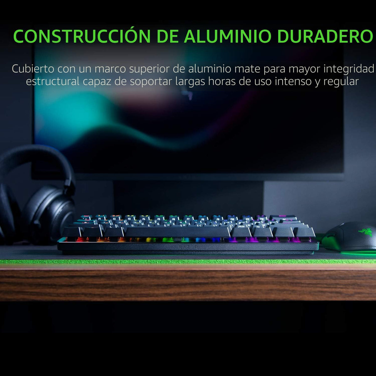 Razer Huntsman Mini Teclado 60% para juegos, interruptores ópticos...
