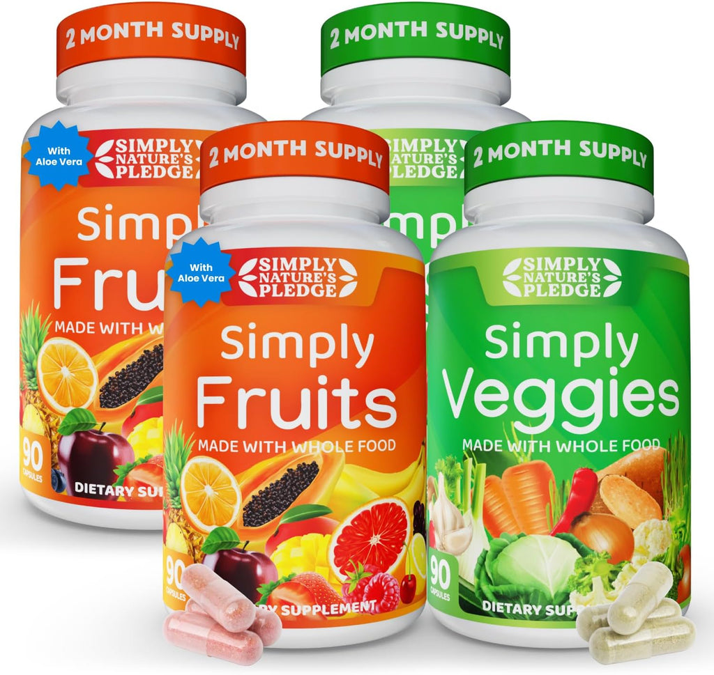 Simply Nature's Pledge Suplemento de frutas y verduras, suminis...