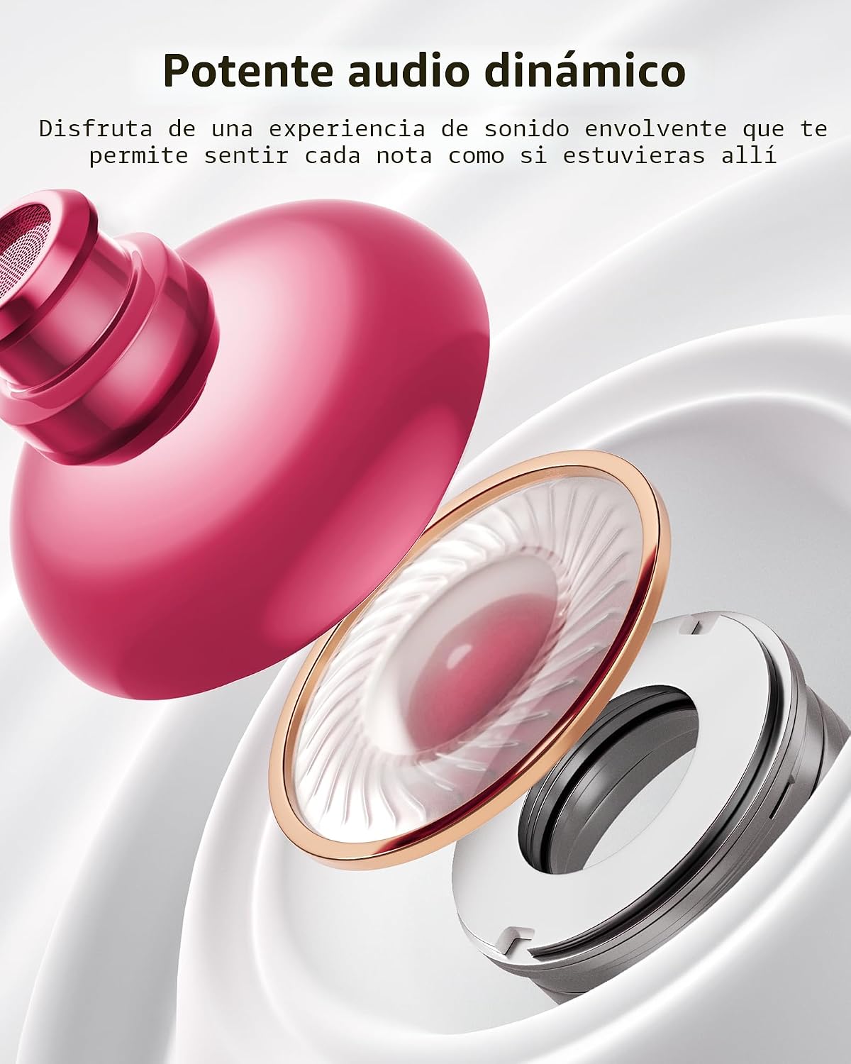 PocBuds Auriculares Bluetooth inalámbricos 80 horas de reproducción...